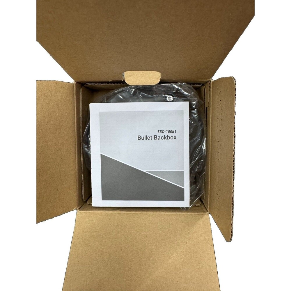 (A6) Hanwha Vision Techwin SBO-100B1 Bullet Camera Back Box Mount Junction Box